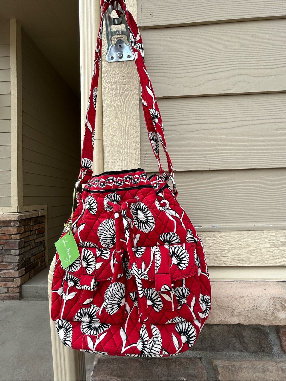 NWT! VERA BRADLEY Quick Draw Deco Daisy Bag
